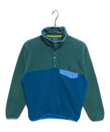 Patagonia（パタゴニア）の古着「ライトウェイト シンチラ スナップT プルオーバー」｜グリーン×ブルー