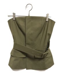 HYKE（ハイク）の古着「P/R STRETCH CORSET BELT」｜オリーブ