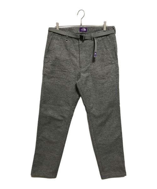 THE NORTHFACE PURPLELABEL（ザ・ノースフェイス パープルレーベル）THE NORTHFACE PURPLELABEL (ザ・ノースフェイス パープルレーベル) AZZ NEP MOUNTAIN PANTS WITH BELT グレー サイズ:SIZE 34の古着・服飾アイテム