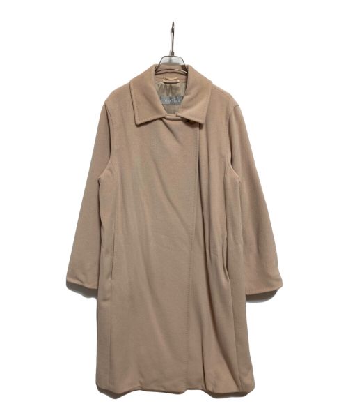 MaxMara（マックスマーラ）MaxMara (マックスマーラ) アンゴラ混コート ベージュ サイズ:SIZE 42の古着・服飾アイテム