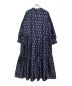 ne quittez pas (ヌキテパ) ROLY DUPION PRINT TIRED DREES ネイビー サイズ:M：10000円