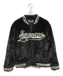 SUPREME（シュプリーム）の古着「Faux Fur Varsity Jacket」｜ブラック