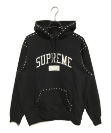 SUPREME（シュプリーム）の古着「Studded Hooded Sweatshirt」｜ブラック