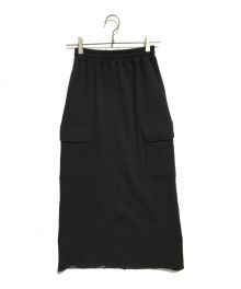 DEUXIEME CLASSE（ドゥーズィエム クラス）の古着「Warm Sweat Cargo Skirt」｜ブラック