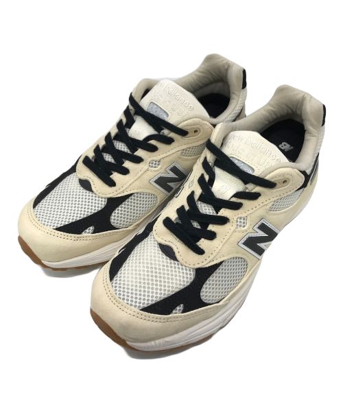 NEW BALANCE（ニューバランス）NEW BALANCE (ニューバランス) U993WS アイボリー×ブラック サイズ:26cmの古着・服飾アイテム