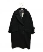 MAISON SPECIALメゾンスペシャル）の古着「Super140 Melton Double Coat」｜ブラック