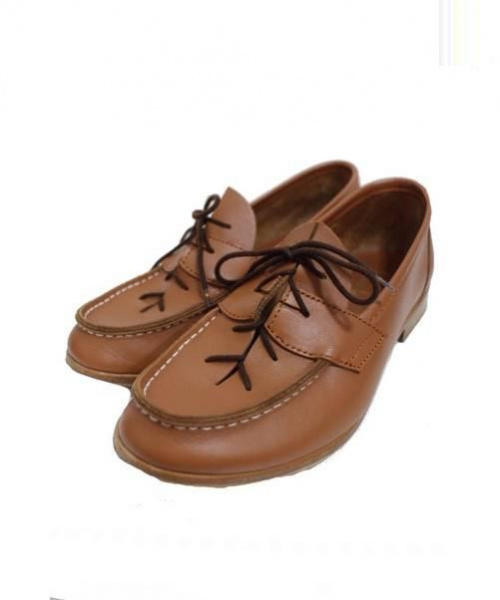 中古 古着通販 Aurlandskoen オーランドスコーン レザーレースアップローファー ブラウン サイズ 7 Leather Lace Up Loafer ブランド 古着通販 トレファク公式 Trefac Fashion