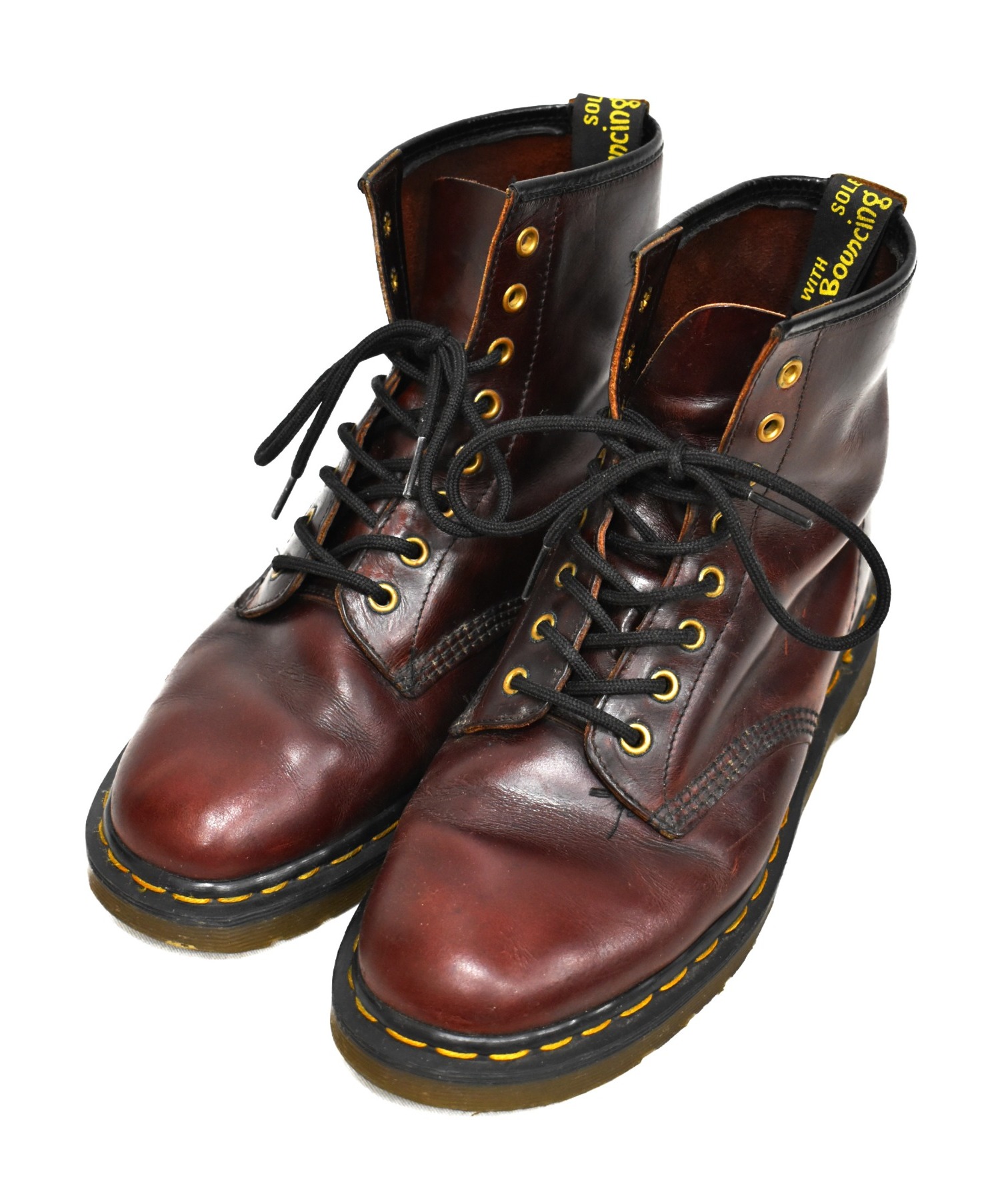 中古 古着通販 Dr Martens ドクターマーチン 8ホールブーツ ワインレッド サイズ 7 イングランド製 ブランド 古着通販 トレファク公式 Trefac Fashion