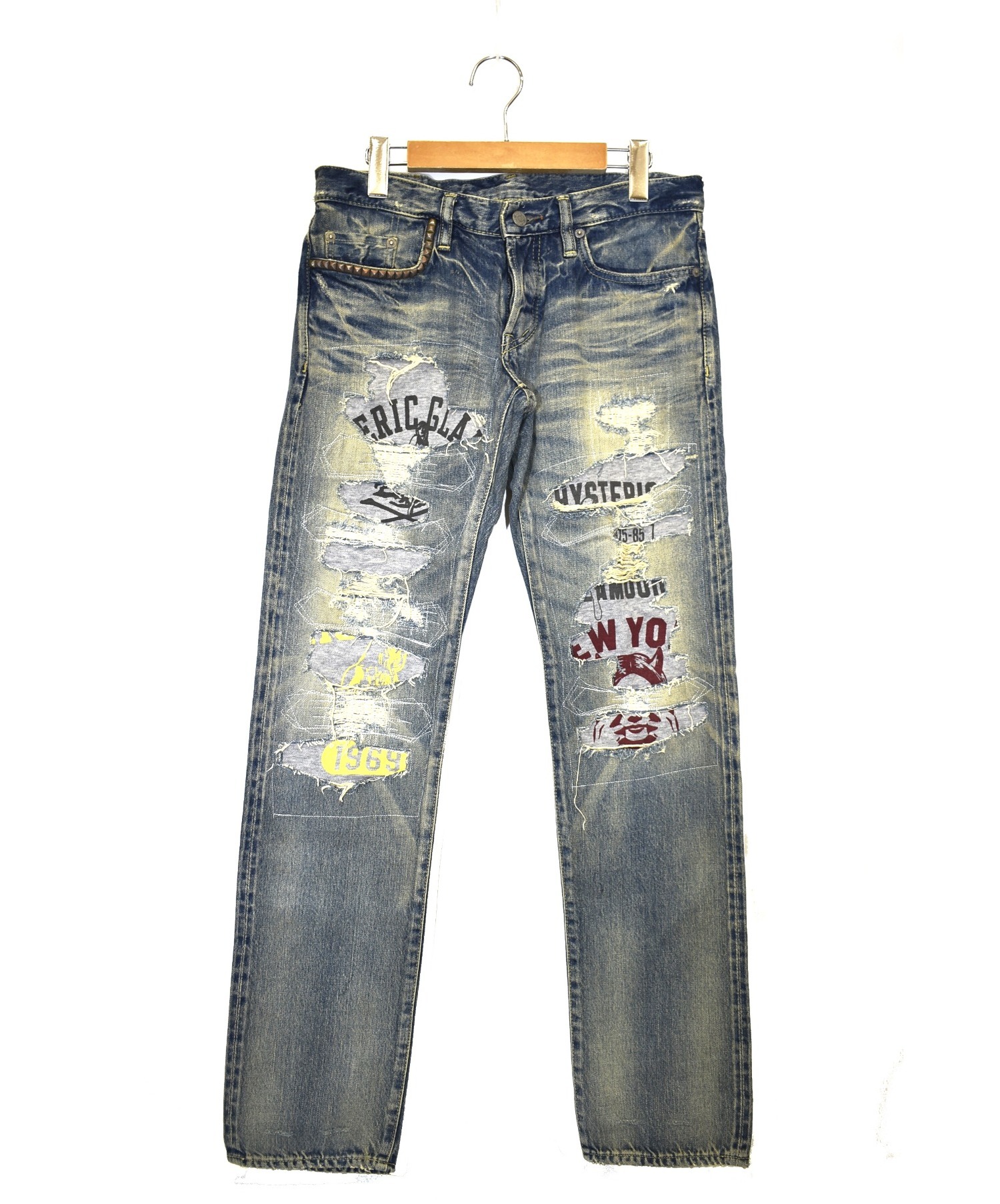 中古 古着通販 Hysteric Glamour ヒステリックグラマー Cpr加工デニム インディゴ サイズ W30 04ap06 ブランド 古着通販 トレファク公式 Trefac Fashion