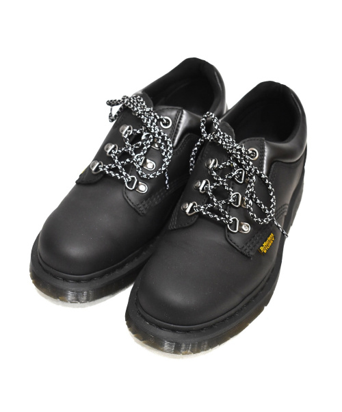 中古 古着通販 Dr Martens Stussy ドクターマーチン ステューシー ウォータープルーフ4ホールタイシューズ ブラック サイズ Uk8 8053 Hy Snowplow Wp 19aw ブランド 古着通販 トレファク公式 Trefac Fashion