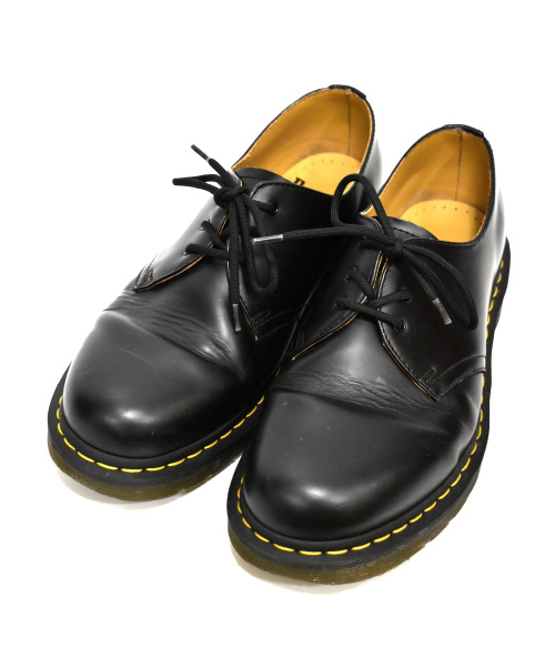 中古 古着通販 Dr Martens ドクターマーチン 3ホールレザーシューズ ブラック サイズ Uk8 ブランド 古着通販 トレファク公式 Trefac Fashion