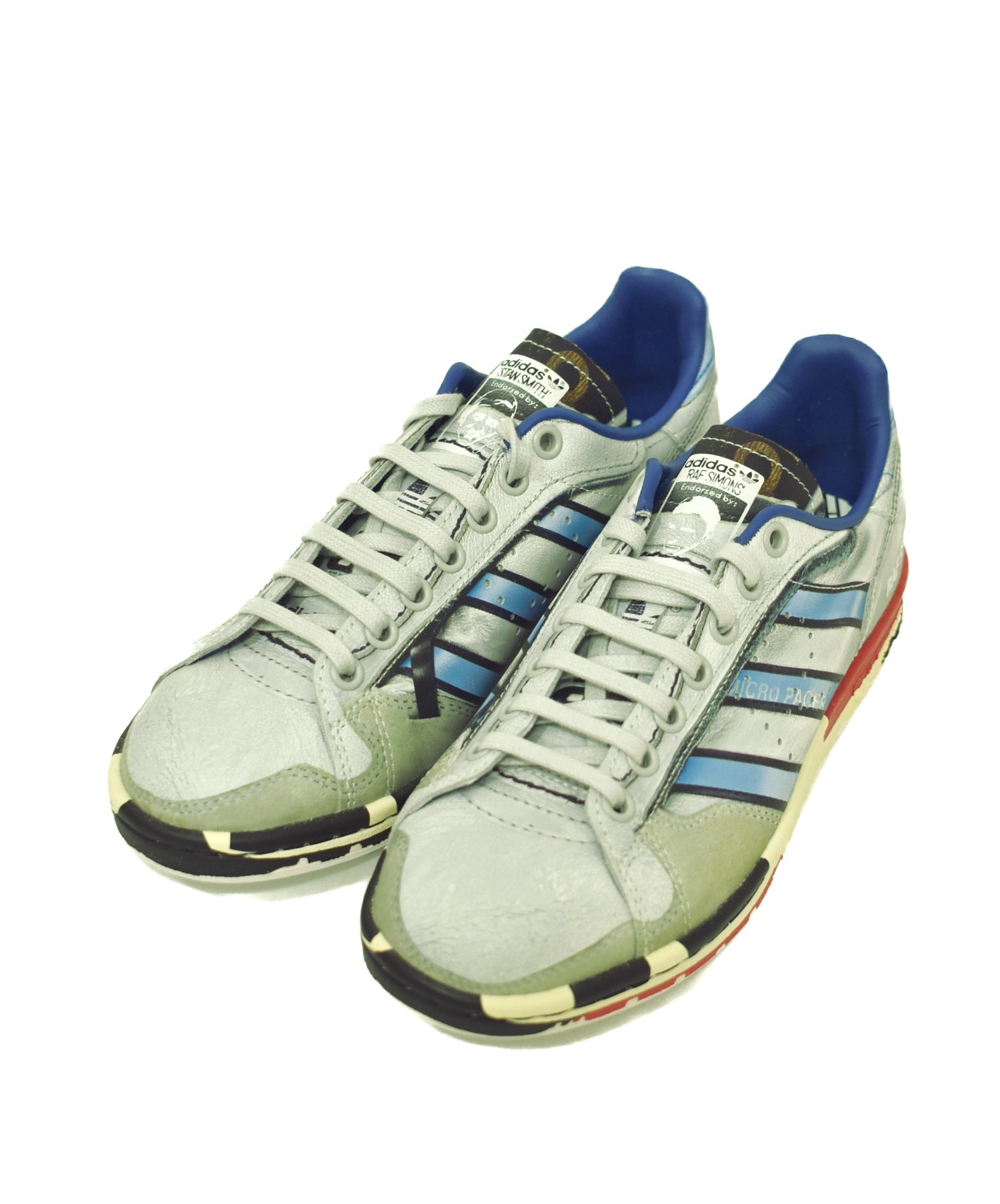 中古 古着通販 Adidas Raf Simons アディダス ラフシモンズ ローカットスニーカー ブルー サイズ 24cm Ee7950 ブランド 古着通販 トレファク公式 Trefac Fashion