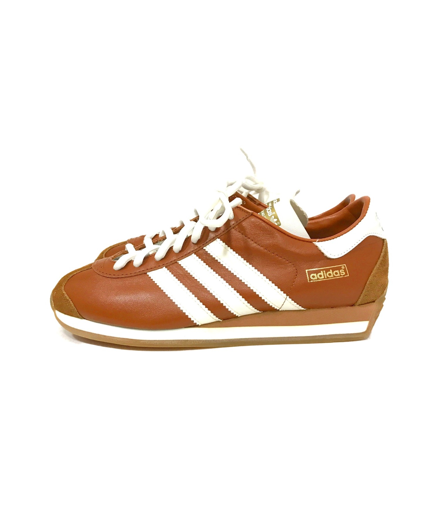 中古 古着通販 Adidas アディダス カントリースニーカー ブラウン サイズ 26 5 カンガルーレザー Ac19 ブランド 古着通販 トレファク公式 Trefac Fashion