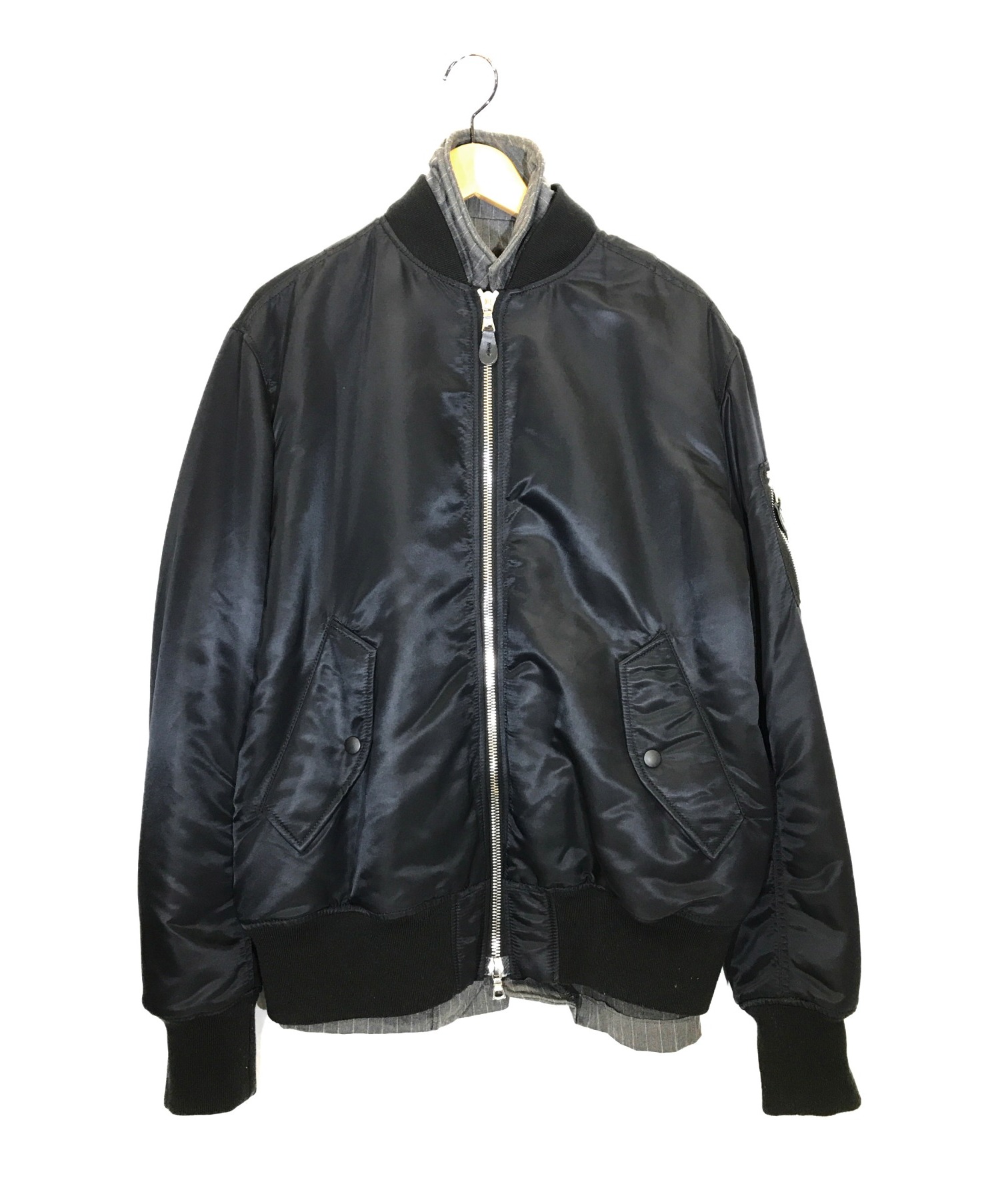 【中古・古着通販】uniform experiment (ユニフォームエクスペリメント) ジャケット ブラック サイズ:3 UE-178012