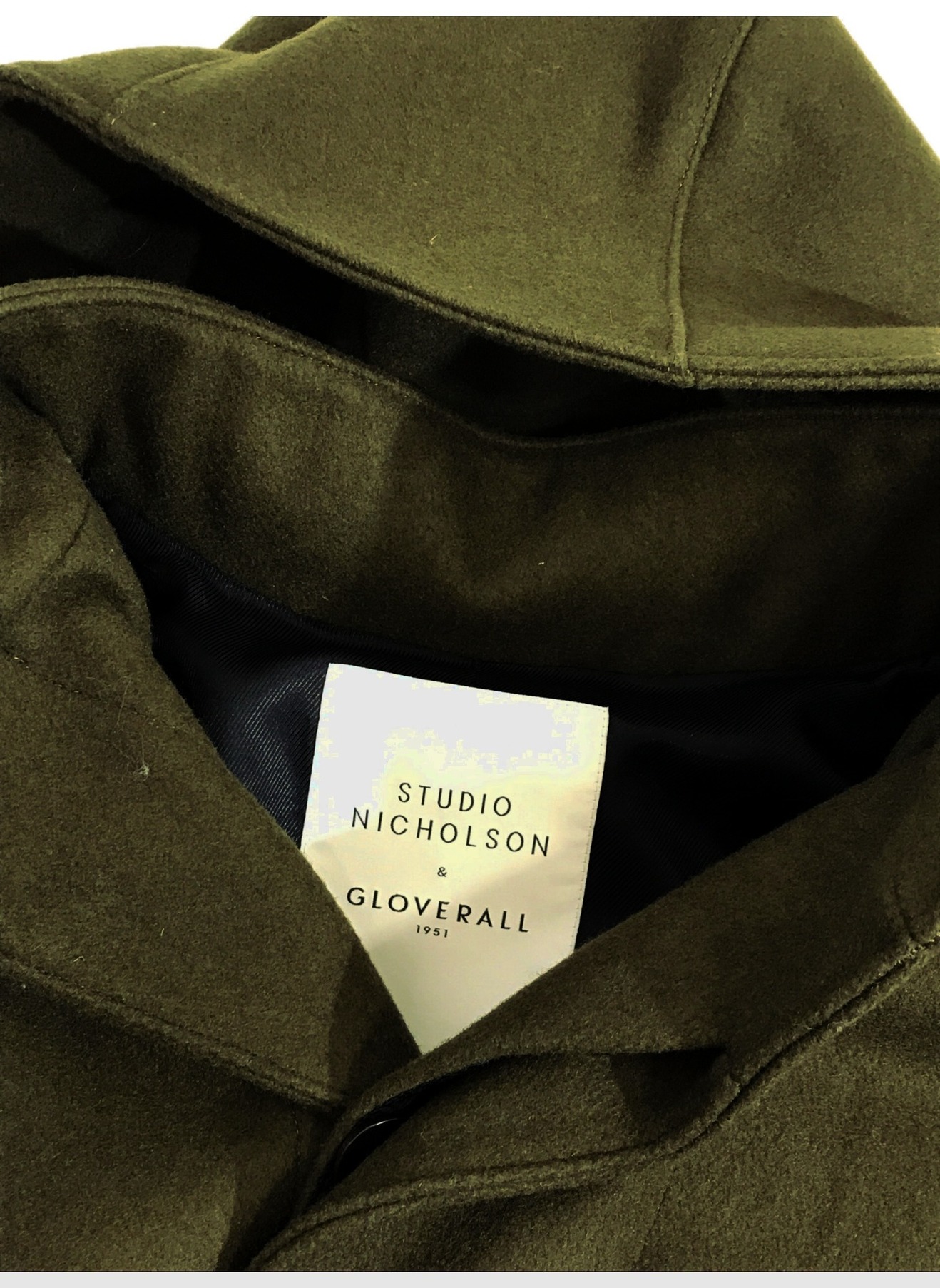 極希少】スタジオニコルソン × グローバーオールのフーデッドコート