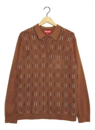 [中古]SUPREME(シュプリーム)のメンズ トップス Vertical stripe knit l/s polo