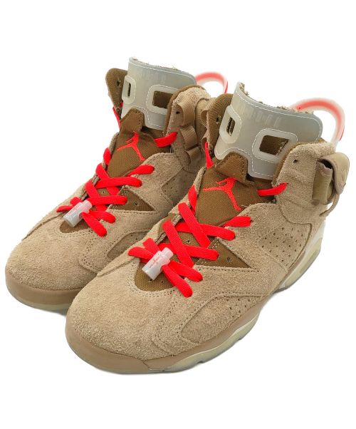 Travis Scott（トラヴィス スコット）Travis Scott (トラヴィス スコット) NIKE (ナイキ) AIR JORDAN 6 RETRO ブラウン サイズ:25.5cmの古着・服飾アイテム