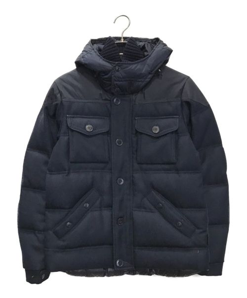 MONCLER（モンクレール）MONCLER (モンクレール) REPUBLIQUE GIUBBOTTO ダウンジャケット ネイビー サイズ:1の古着・服飾アイテム