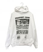 NISHIMOTO IS THE MOUTHニシモトイズザマウス）の古着「PROPHET COIN HOODIE」｜ホワイト