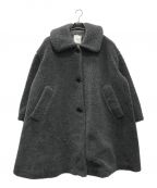 CLANEクラネ）の古着「VOLUME FLARE BOA COAT」｜グレー