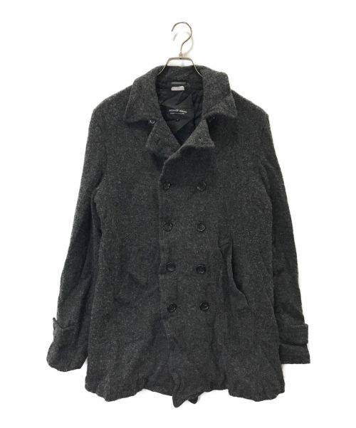 COMME des GARCONS HOMME DEUX（コムデギャルソン オム ドゥ）COMME des GARCONS HOMME DEUX (コムデギャルソン オム ドゥ) 縮絨Pコート グレー サイズ:Lの古着・服飾アイテム