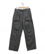 MATSUFUJIマツフジ）の古着「Wool Front Pocket Trousers」｜グレー