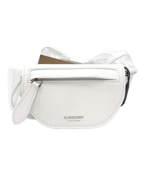 BURBERRY（バーバリー）BURBERRY (バーバリー) Olympia Micro Shoulder Bag in White ホワイト サイズ:下記参照の古着・服飾アイテム