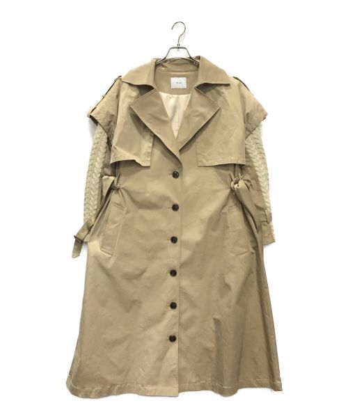 KOH.style（コースタイル）KOH.style (コースタイル) DETACHABLE SLEEVES TRENCH COAT ベージュ サイズ:FREEの古着・服飾アイテム