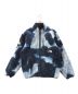 THE NORTH FACE（ザ ノース フェイス）の古着「21AW Bleached Denim Print Fleece Jacket」｜ネイビー