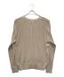 VICTIM (ヴィクティム) BIG MESH KNIT ベージュ サイズ:L：8000円