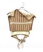 Mame Kurogouchiマメクロゴウチ）の古着「Jacquard Knit Top」｜ブラウン