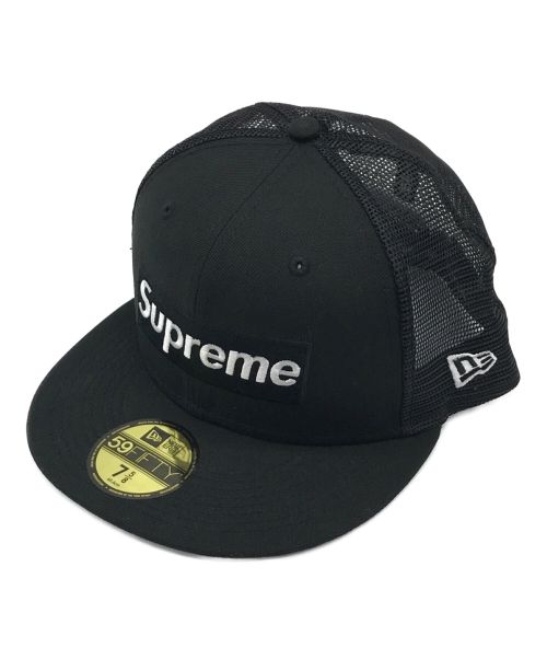 SUPREME（シュプリーム）Supreme (シュプリーム) New Era (ニューエラ) Box Logo Mesh Back New Era ブラック サイズ:7 5/8の古着・服飾アイテム