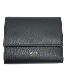 CELINE（セリーヌ）の古着「スモール トリフォールドウォレット」｜ブラック