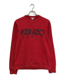 KENZO（ケンゾー）の古着「ロゴスウェット」｜レッド