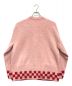 Supreme (シュプリーム) Brushed Checkerboard Cardigan ピンク サイズ:L：18800円