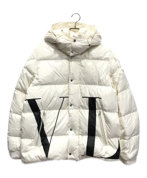 VALENTINO（ヴァレンティノ）VALENTINO (ヴァレンティノ) MONCLER (モンクレール) ダウンジャケット ホワイト サイズ:50の古着・服飾アイテム