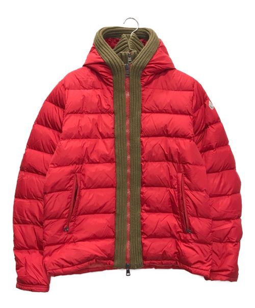 MONCLER（モンクレール）MONCLER (モンクレール) CANUT GIUBBOTTO/ダウンジャケット レッド サイズ:4の古着・服飾アイテム