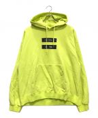 doubletダブレット）の古着「NO IMAGE LENTICULAR HOODIE」｜イエロー
