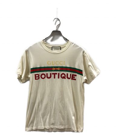 中古・古着通販】GUCCI (グッチ) GUCCI BOUTIQUE プリント Tシャツ 