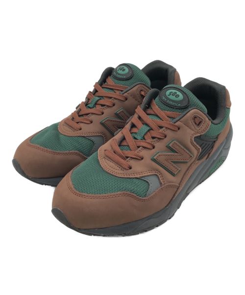 NEW BALANCE（ニューバランス）NEW BALANCE (ニューバランス) 580 RTB ブラウン×グリーン サイズ:US9.5の古着・服飾アイテム