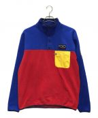 POLO RALPH LAURENポロ・ラルフローレン）の古着「HI TECH COLOR-BLOCKED PULLOVER FLEECE」｜ブルー×レッド