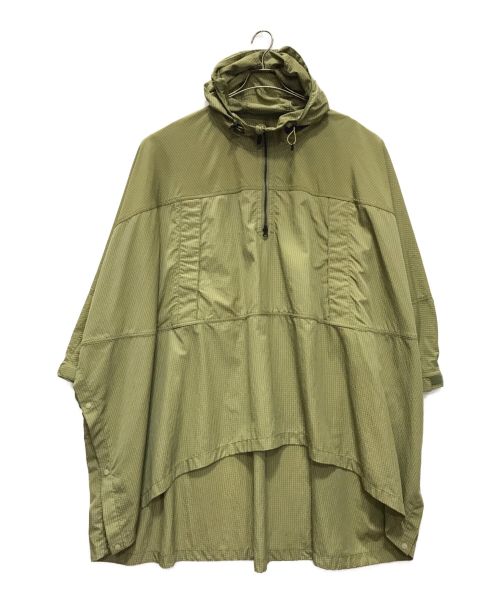 THE NORTHFACE PURPLELABEL（ザ・ノースフェイス パープルレーベル）THE NORTHFACE PURPLELABEL (ザ ノースフェイス パープルレーベル) Mountain Wind Poncho グリーン サイズ:WMの古着・服飾アイテム