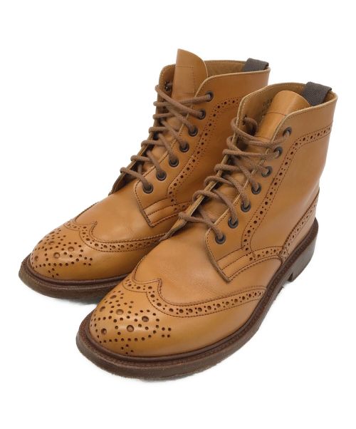 Tricker's（トリッカーズ）Tricker's (トリッカーズ) モルトンカントリーブーツ ブラウン サイズ:6の古着・服飾アイテム