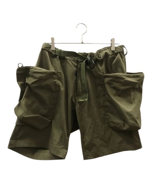 Comfy Outdoor Garment（コンフィアウトドアガーメント）Comfy Outdoor Garment (コンフィーアウトドアガーメント) ACTTIVITY SHORTS カーキ サイズ:Lの古着・服飾アイテム