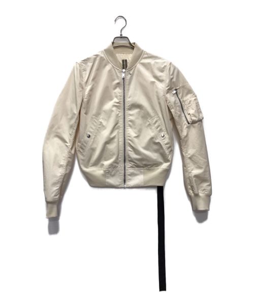 RICK OWENS（リックオウエンス）RICK OWENS (リック オウエンス) FLIGHT BOMBER アイボリー サイズ:Mの古着・服飾アイテム