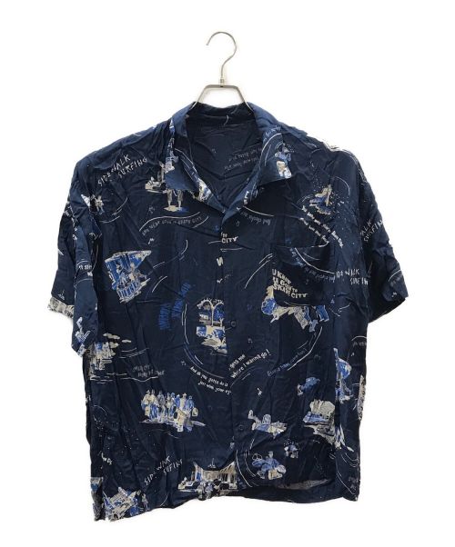 Porter Classic（ポータークラシック）Porter Classic (ポータークラシック) SKATEBOARDING ALOHA ネイビー サイズ:Mの古着・服飾アイテム