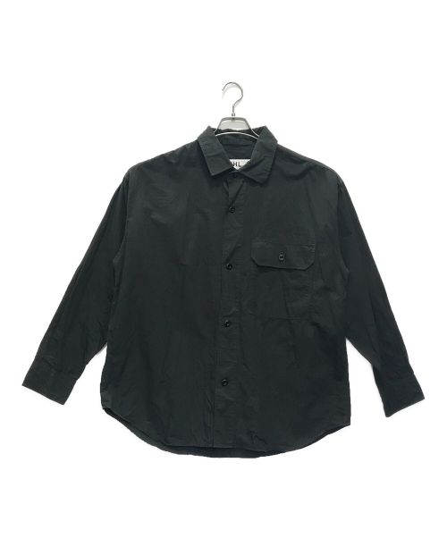 MHL（エムエイチエル）MHL (エムエイチエル) WA-SHI COTTON POPLIN グレー サイズ:Lの古着・服飾アイテム