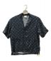 KITH（キス）の古着「Silk Geometric Stitch Gi Shirt」｜ネイビー