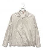 KITHキス）の古着「Paisley Jacquard Thompson Camp Collar Shirt」｜ベージュ