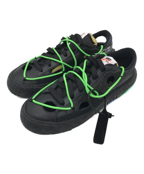 NIKE（ナイキ）NIKE (ナイキ) OFFWHITE (オフホワイト) BLAZER LOW'77 BLACK/ELECTRIC GREEN ブラック サイズ:27cmの古着・服飾アイテム